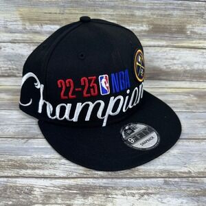 Denver Nuggets Champions New Era NBA 9FIFTY Snapback Hat Cap Mens
